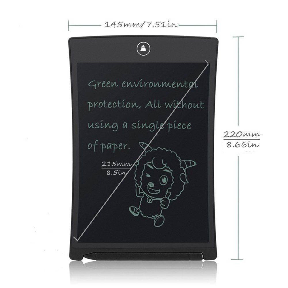 8.5  Tablet LCD Tablet Drawing Pen Mini Writing Message Board Writing Pads As Whiteboard Message Board Memo Board