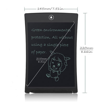 8.5  Tablet LCD Tablet Drawing Pen Mini Writing Message Board Writing Pads As Whiteboard Message Board Memo Board