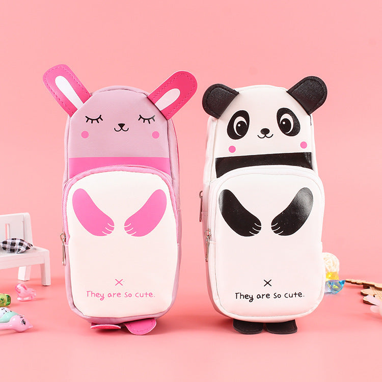 Cute panda rabbit stationery bag