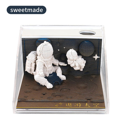 3d Stereo Notepad Calendar Paper Craft