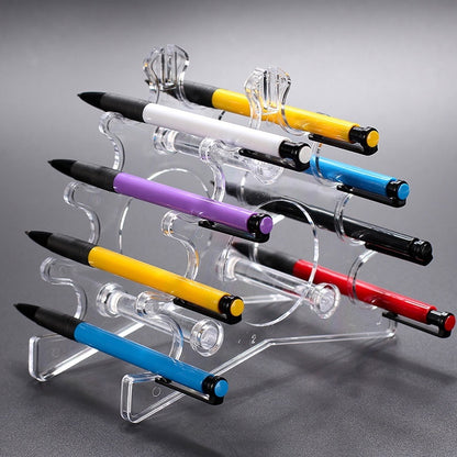 Plastic Stationery Pencil Makeup Display Rack