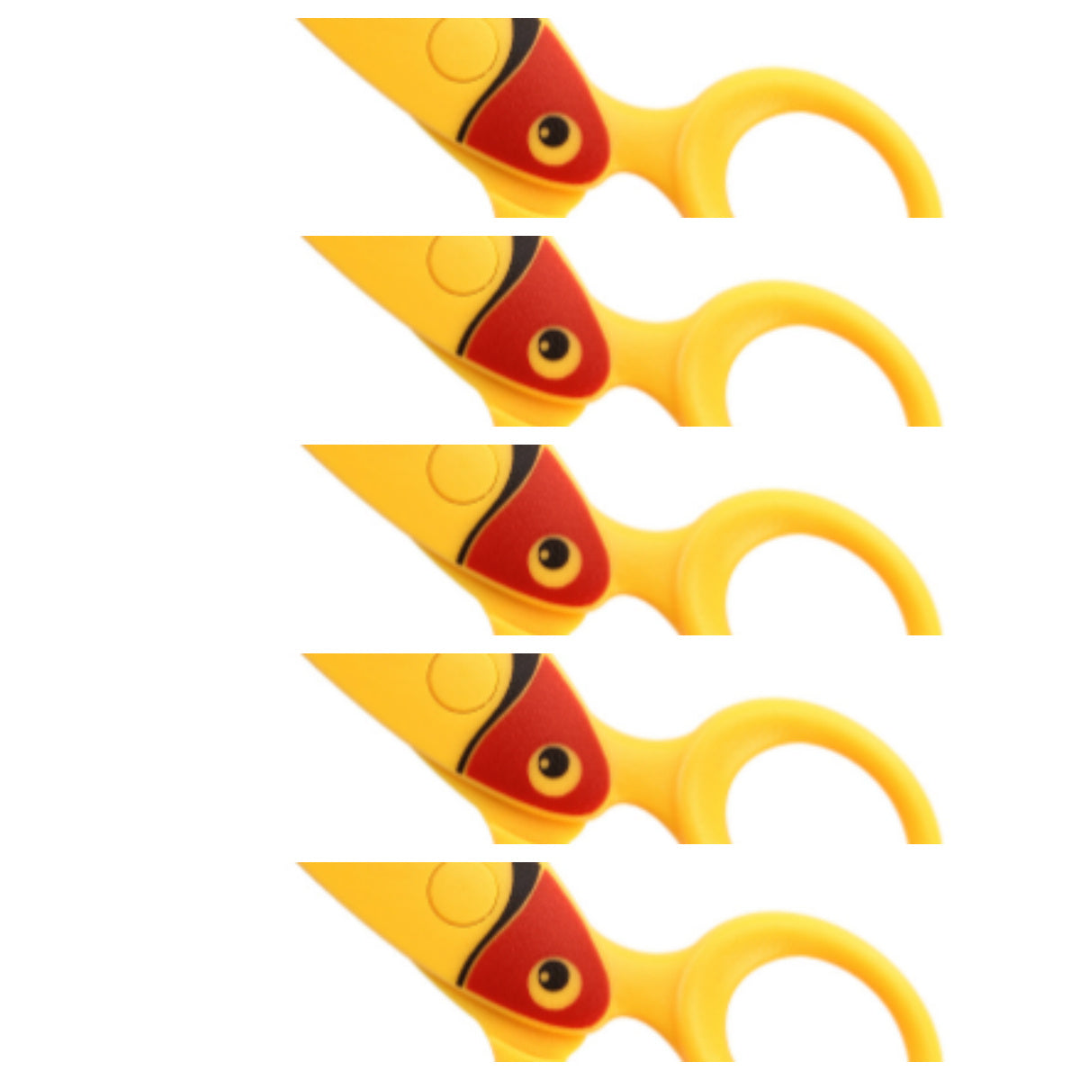 In Stock Children's Plastic Scissors Children's Safety Manual Scissor