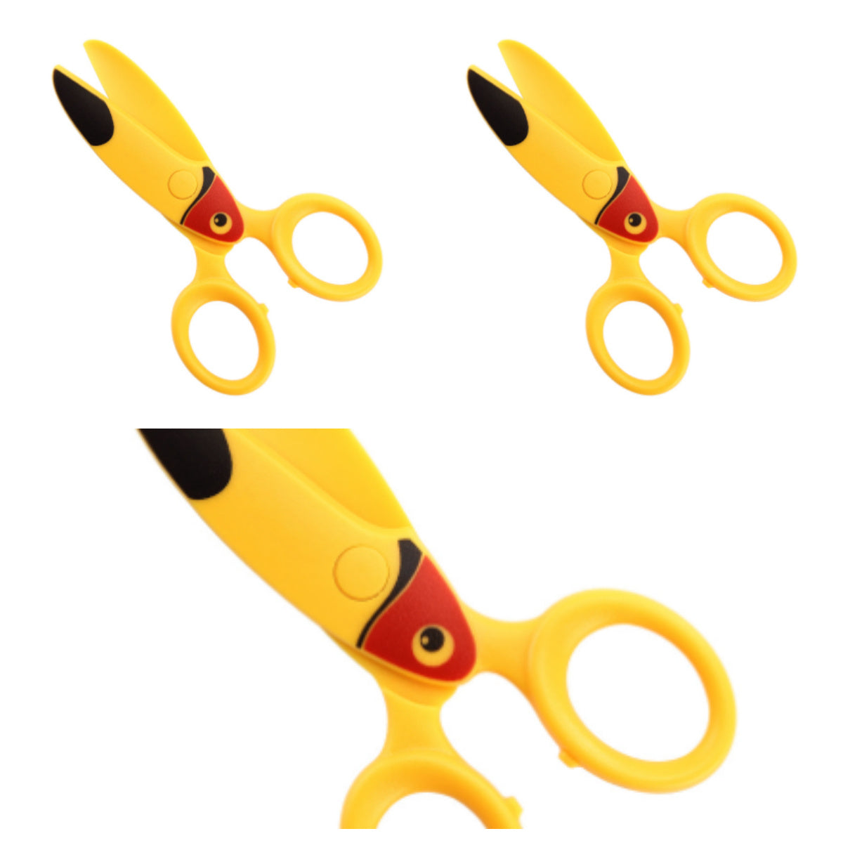 In Stock Children's Plastic Scissors Children's Safety Manual Scissor