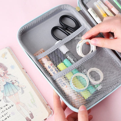 Large capacity stationery box