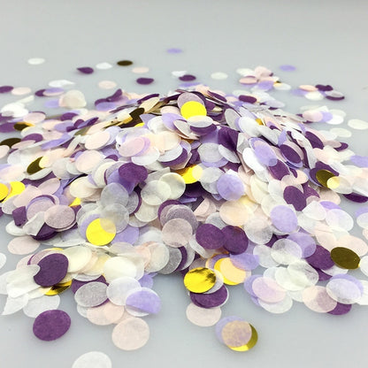 Colorful Paper Scrap Rain Round Shredded Paper