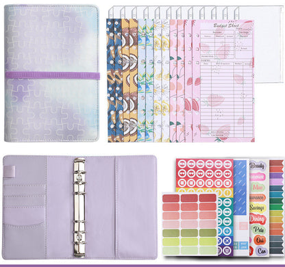Macaron Loose Leaf Folder Ledger Notebook