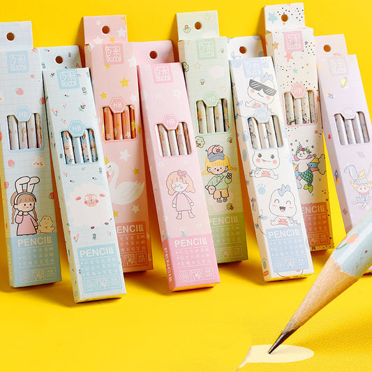 Sketching Boxed Pencils Children's Learning Stationery