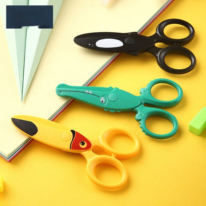 In Stock Children's Plastic Scissors Children's Safety Manual Scissor