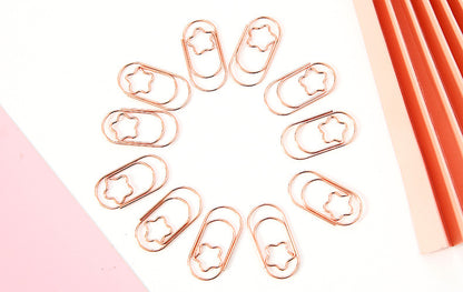 Simple Paper Clips Set Cultural And Creative Office Bookmark