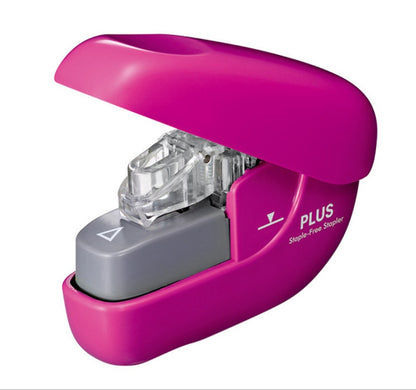 Environmentally safe and stapleless stapler Creative office stationery needleless student stapler
