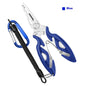 Stainless Steel Curved Mouth Lure Cable Cutters Safety Ring Opening Tools Lure Accessories