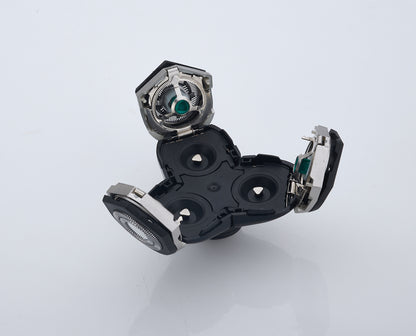 Universal Replacement Shaving Heads with Three Cutters