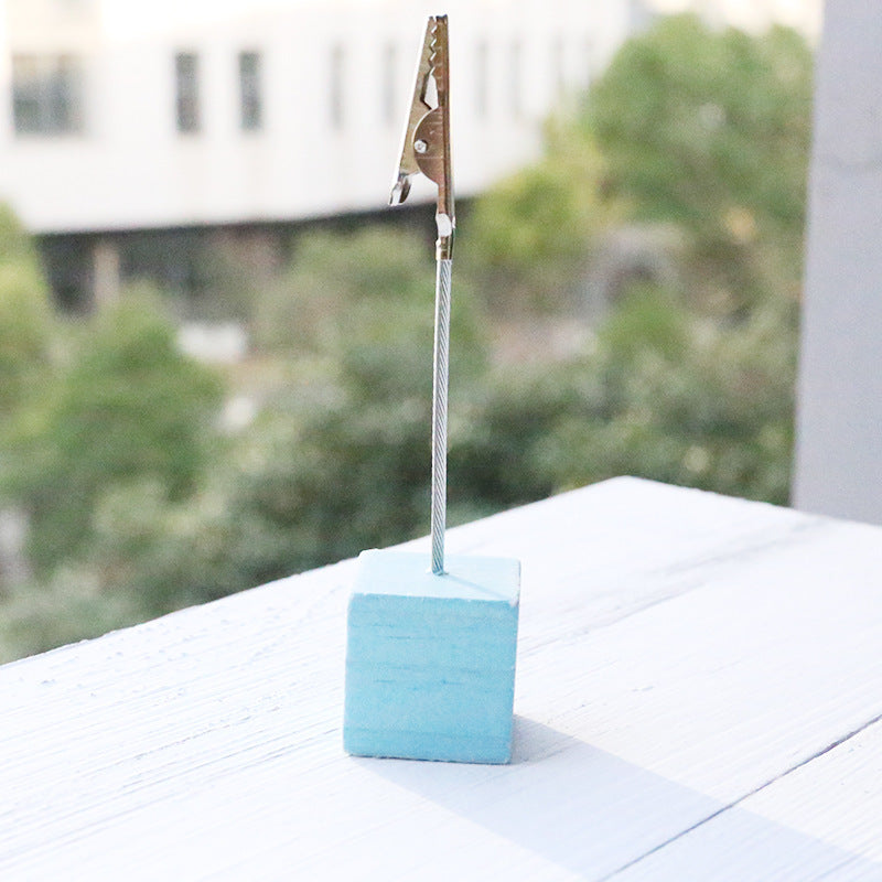 Color Log Square Message Wrought Iron Memo Folder