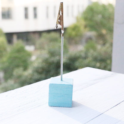 Color Log Square Message Wrought Iron Memo Folder