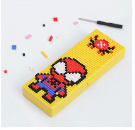 ABS building block assembly stationery box