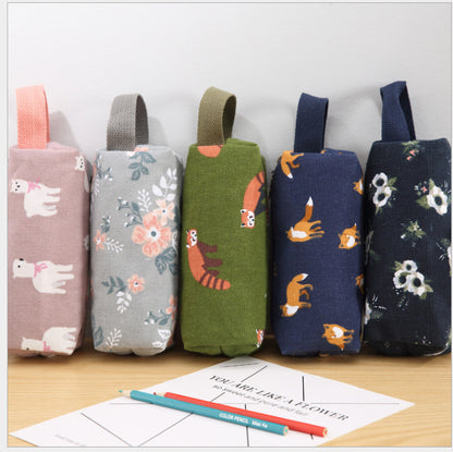 Canvas large-capacity stationery bag