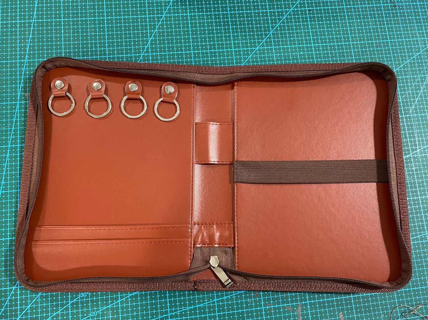 Real Estate Zipper Folder Turnover Key Case