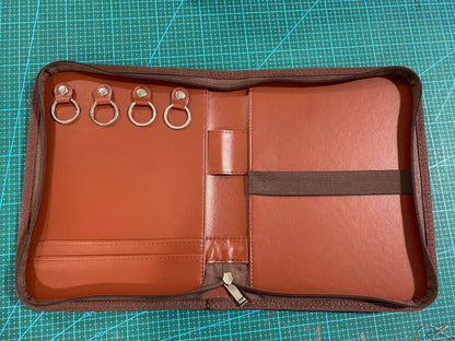 Real Estate Zipper Folder Turnover Key Case