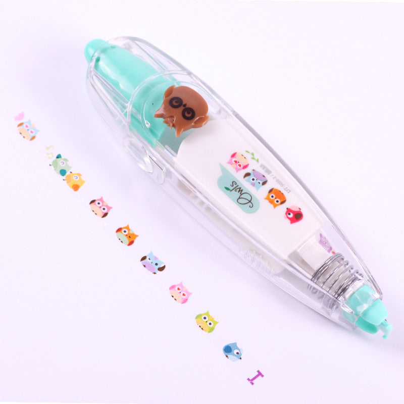 Creative Cartoon Push Correction Tape Stationery