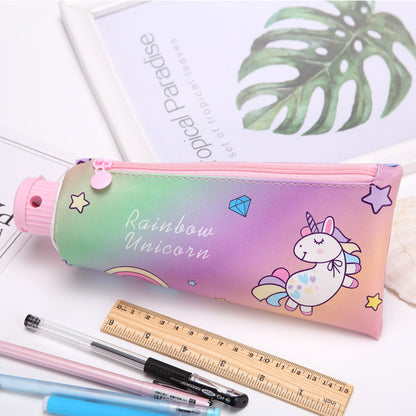 Toothpaste modeling stationery bag