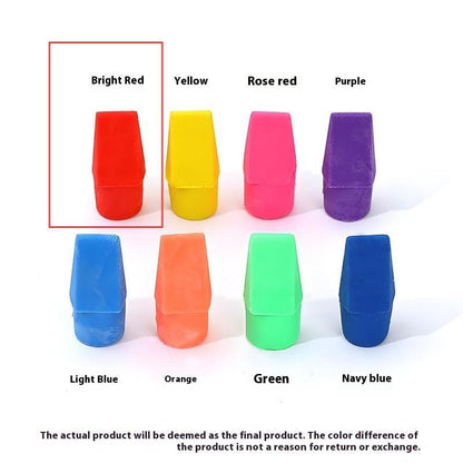Color Knife Head Bullet Eraser Pencil Stub Eraser Student Torch Eraser Replacement