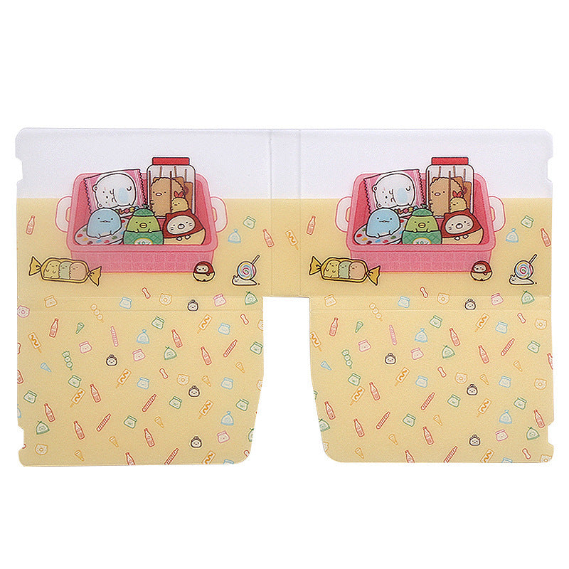 Folding mask storage folder