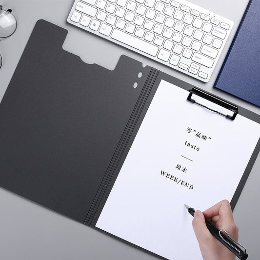 Business A4 Folder Board Clip Thick File Writing