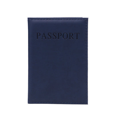 Passport cover pu leather document folder