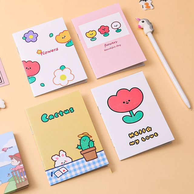 Korea Stationery Mini Notebook Kids Cartoon