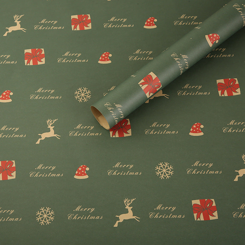 Christmas Kraft Paper Vintage Gift Wrapping Paper