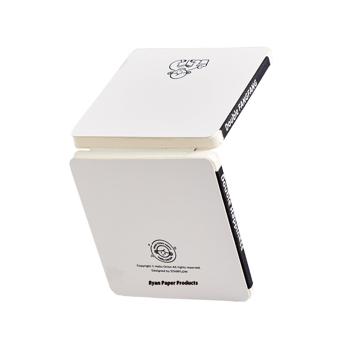 Simple Journal Book Style Stacked Book