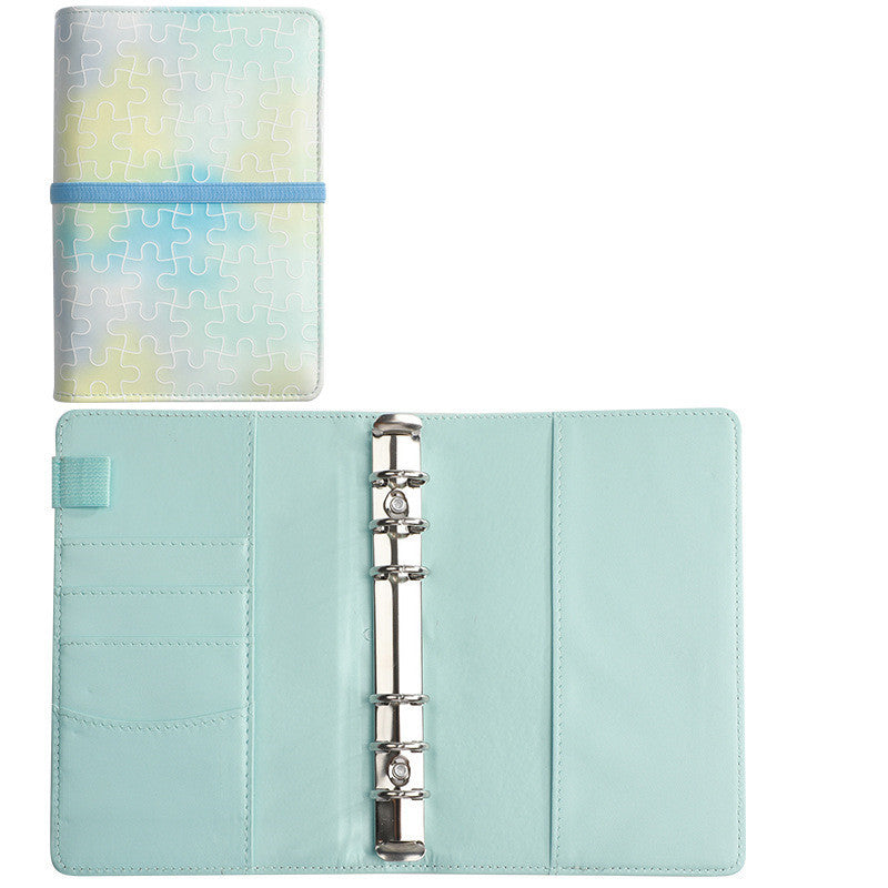 Macaron Loose Leaf Folder Ledger Notebook