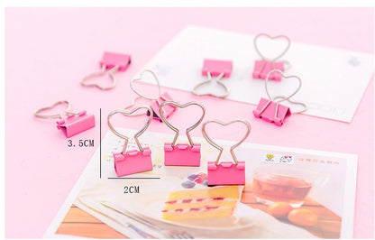 Girl Heart Love Document Student Examination Paper Note Folder