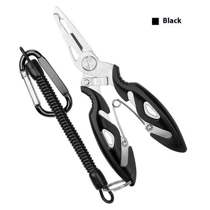 Stainless Steel Curved Mouth Lure Cable Cutters Safety Ring Opening Tools Lure Accessories