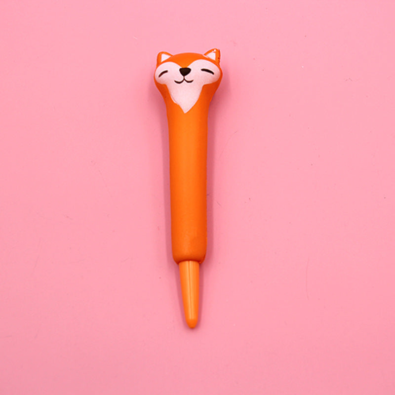 Compatible with Apple , Vent Pen Pressure Pen Creative Cartoon Soft Students Use Pinch Pen Cute Super Cute Gel Pen Decompression Pen