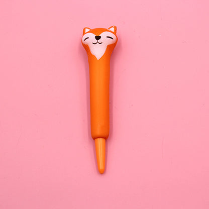 Compatible with Apple , Vent Pen Pressure Pen Creative Cartoon Soft Students Use Pinch Pen Cute Super Cute Gel Pen Decompression Pen
