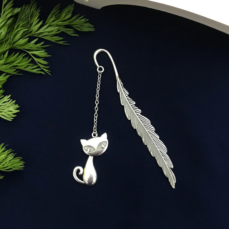 Retro Creative Student Stationery Alloy Bookmark