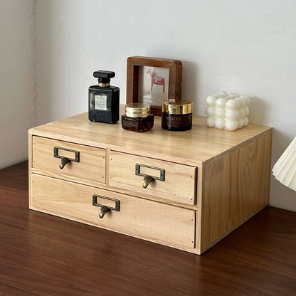 Wooden Desktop Storage Rack Sundries Stationery