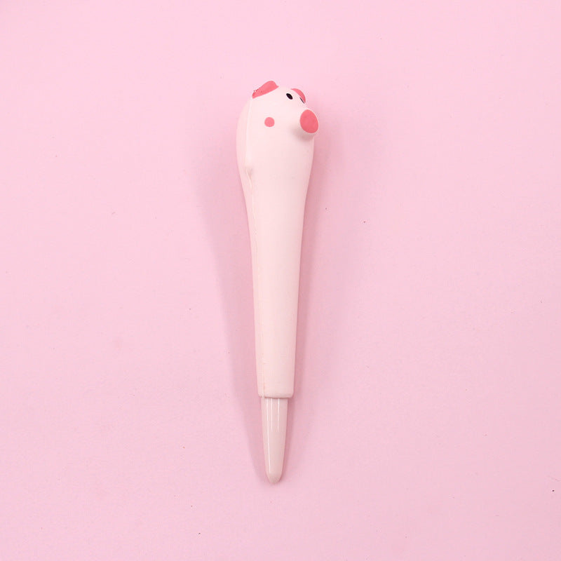 Compatible with Apple , Vent Pen Pressure Pen Creative Cartoon Soft Students Use Pinch Pen Cute Super Cute Gel Pen Decompression Pen