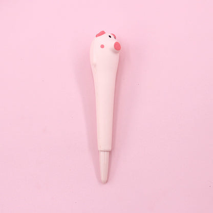 Compatible with Apple , Vent Pen Pressure Pen Creative Cartoon Soft Students Use Pinch Pen Cute Super Cute Gel Pen Decompression Pen