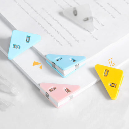 Creative Triangle Folder Book Corner Clip
