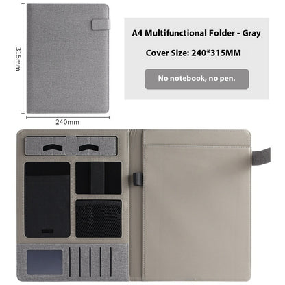 Leather Business Multifunction A4 Fashion Folder