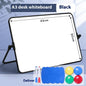 Double-sided Magnetic Small Blackboard Drawing Board Erasable Soft Edge Whiteboard Message Board