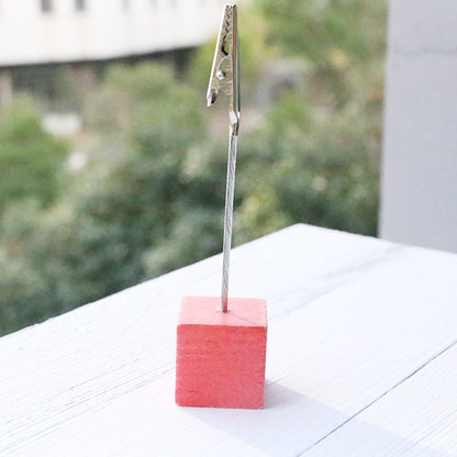 Color Log Square Message Wrought Iron Memo Folder