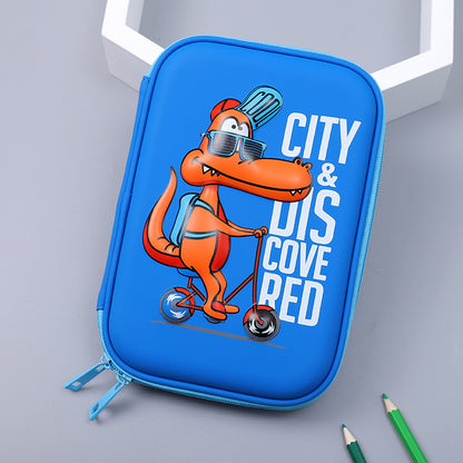 Hard shell waterproof multifunctional stationery box