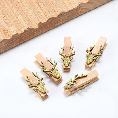 Christmas Decorative Wooden Photo Folder