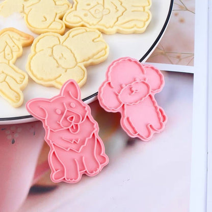 Dog Shaped Cookie Cutters Mold Biscuit Baking Tool