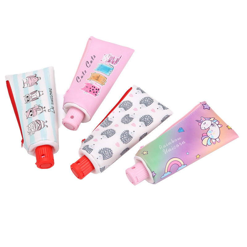 Toothpaste modeling stationery bag