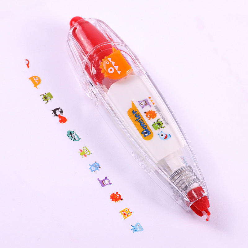 Creative Cartoon Push Correction Tape Stationery