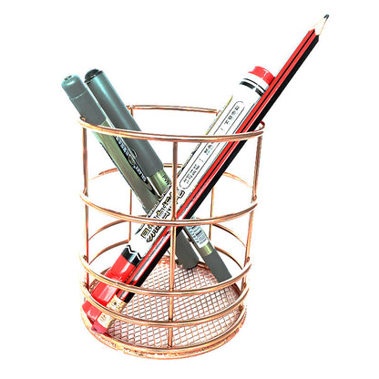 Student Simple Desktop Stationery Metal Penholder